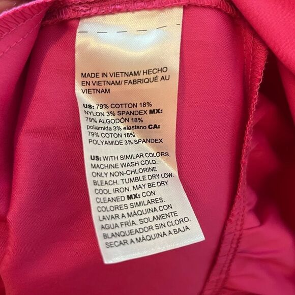 Chico’s Women’s Bahamian Pink Balloon Sleeve Dress, Size 12 (Chico’s 2), NWT - Picture 12 of 12